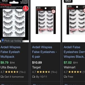 (18 Pair for $25) Ardell Studio Effects Lashes in Black